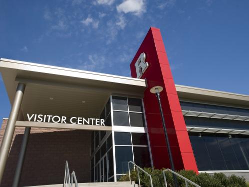image of the exterior of the Rutgers Visitor Center